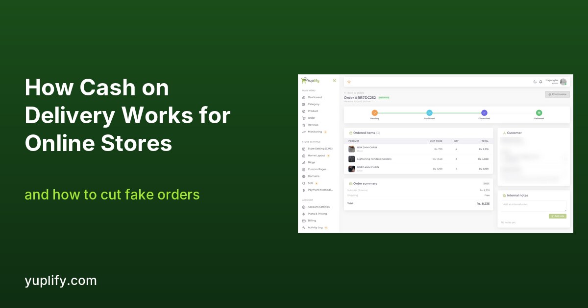 How Cash on Delivery Works for Online Stores (and How to Cut Fake Orders)